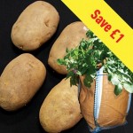 Arran Pilot (1kg) Seed Potatoes Plus 3 Patio Planters