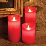 13cm Red Dancing Flame Candle