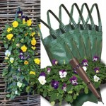 Hanging Gardens (Compost filled) x6 plus a tray of 70 Viola Plants